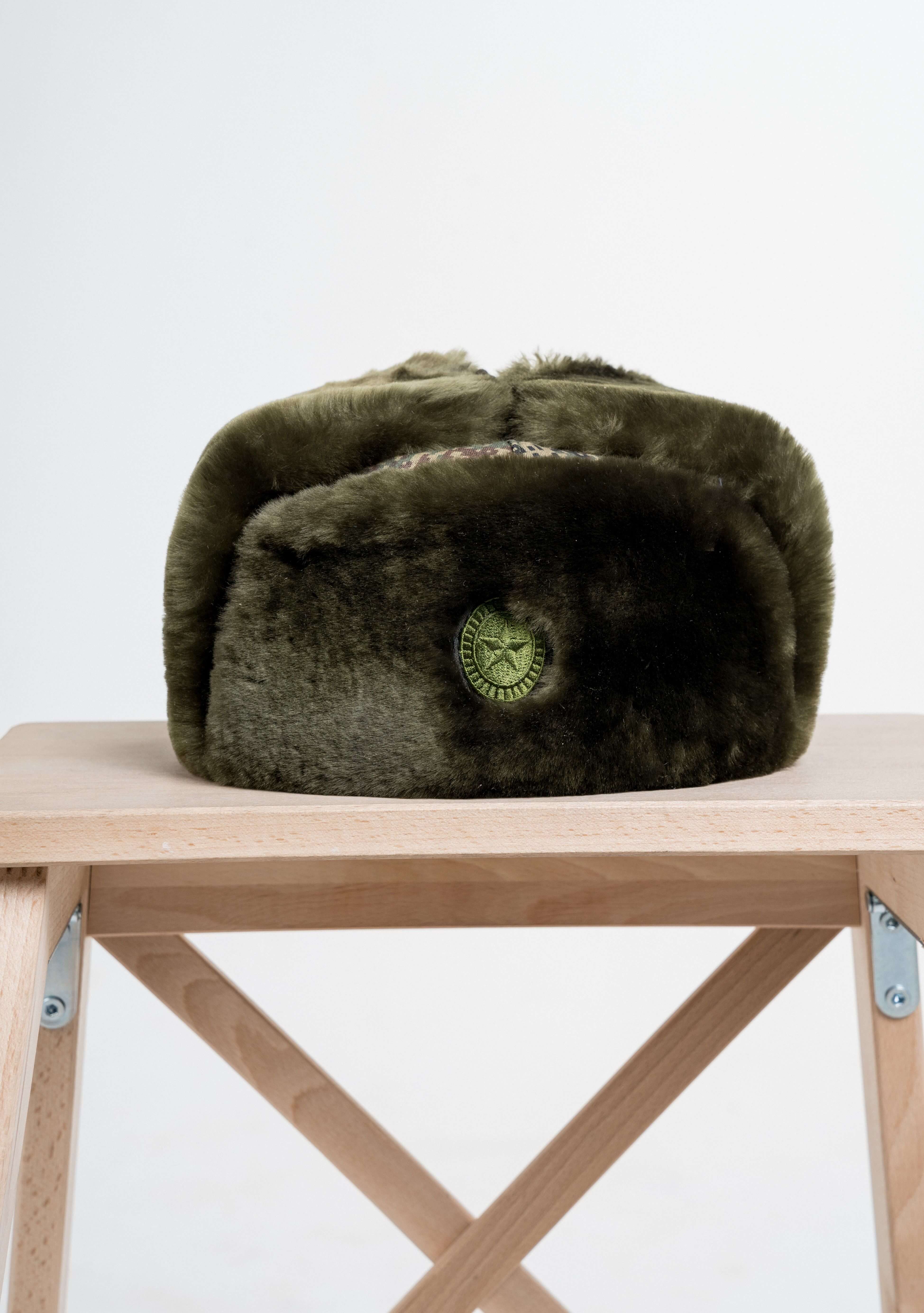 Шапка-ушанка офицерская